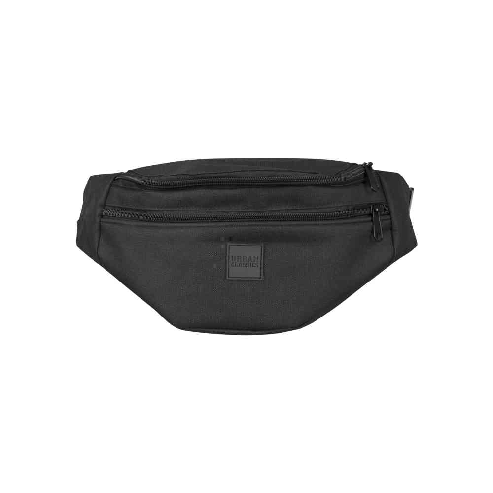 Urban Classics - DoubleZip Shoulder Bag blk/blk one size Shoulder bag - Black